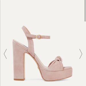 Stuart Weitzman Mirri Suede Platform Sandals